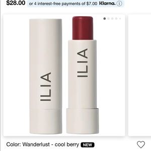 ILIA Balmy Tint Hydrating Lip Balm WANDERLUST